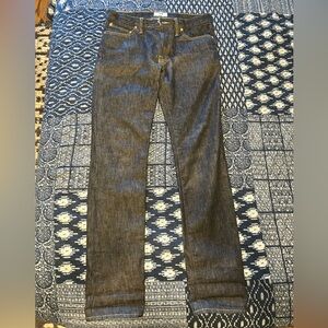 Tellason Stock Raw Denim in Slim Tapered Fit